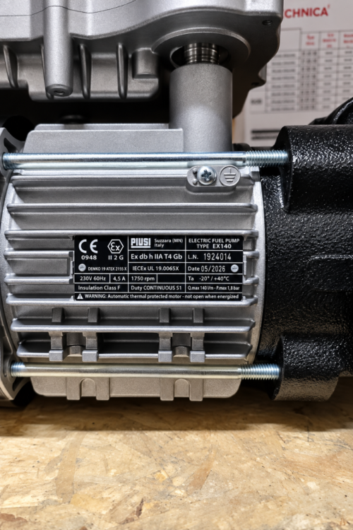 ex140 2 EX140 - Bomba Eléctrica de Transferencia de Diésel - PIUSI