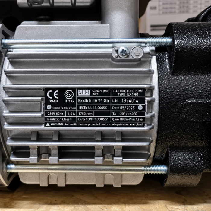 ex140 2 EX140 - Bomba Eléctrica de Transferencia de Diésel - PIUSI